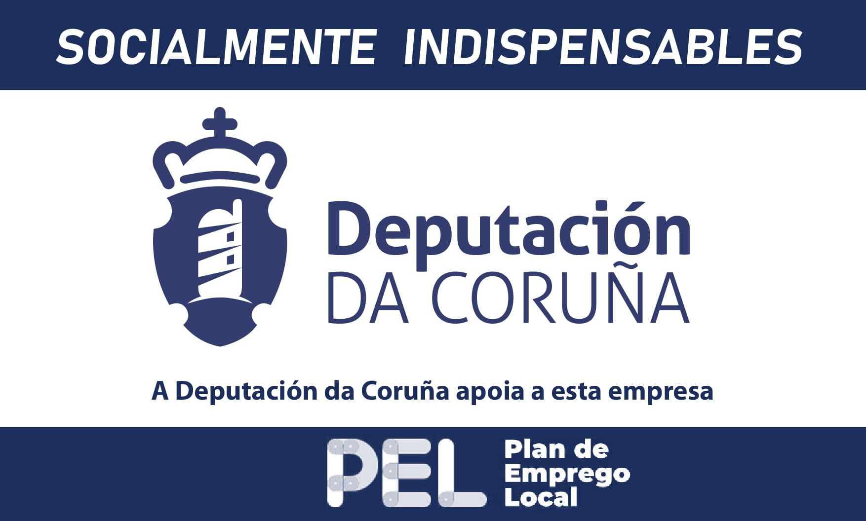 Cartel subvención de la Deputación da Coruña