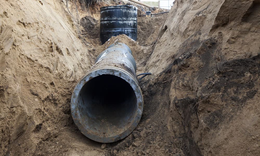 Canalización agua potable en A Pobra