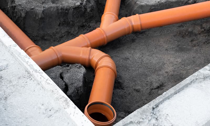 Canalización de agua en A Pobra
