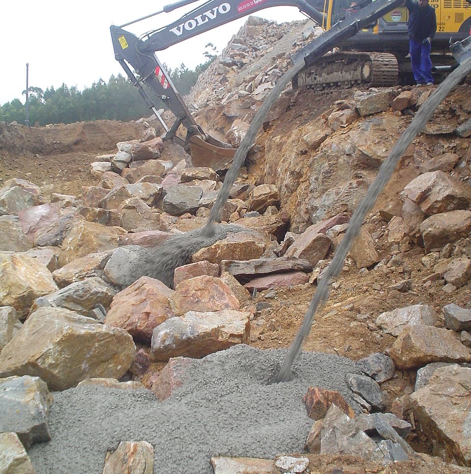 Especialistas en trabajos de excavación en A Pobra do Caramiñal